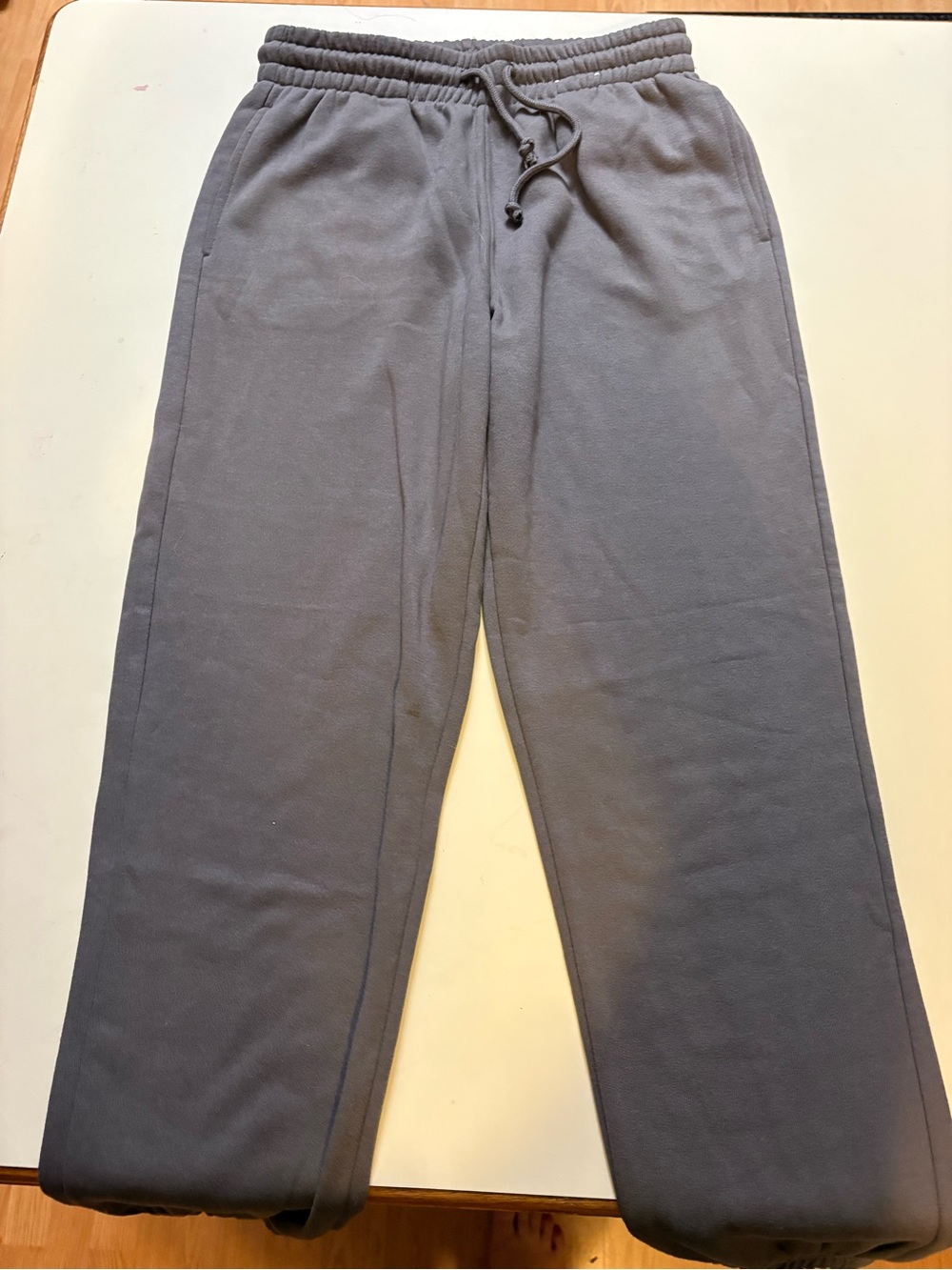 refuge Women's Gray Fleece Joggers with Drawstring Waist